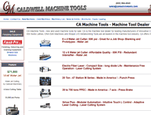 Tablet Screenshot of camachinetools.com